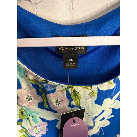 Women's Worthington Floral Pullover Shift Dress. SZ XL. NWT - Picture 3 of 5